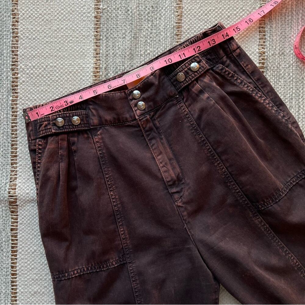 Noam Maddox Brown High Rise Tapered Leg Jeans Women’s Size 28 - Picture 4 of 9
